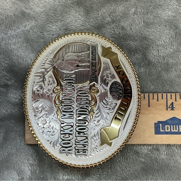 Montana silversmith buckle RMEF 2006 Tillamook Chapter Banquet Edition 11056L02 - Picture 7 of 9